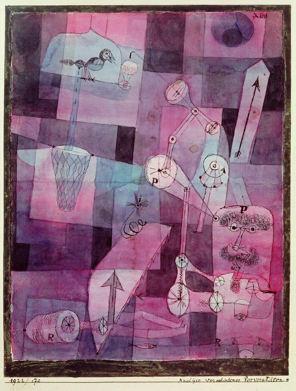 Erilaisten perversiteettien analyysi tekijältä Paul Klee