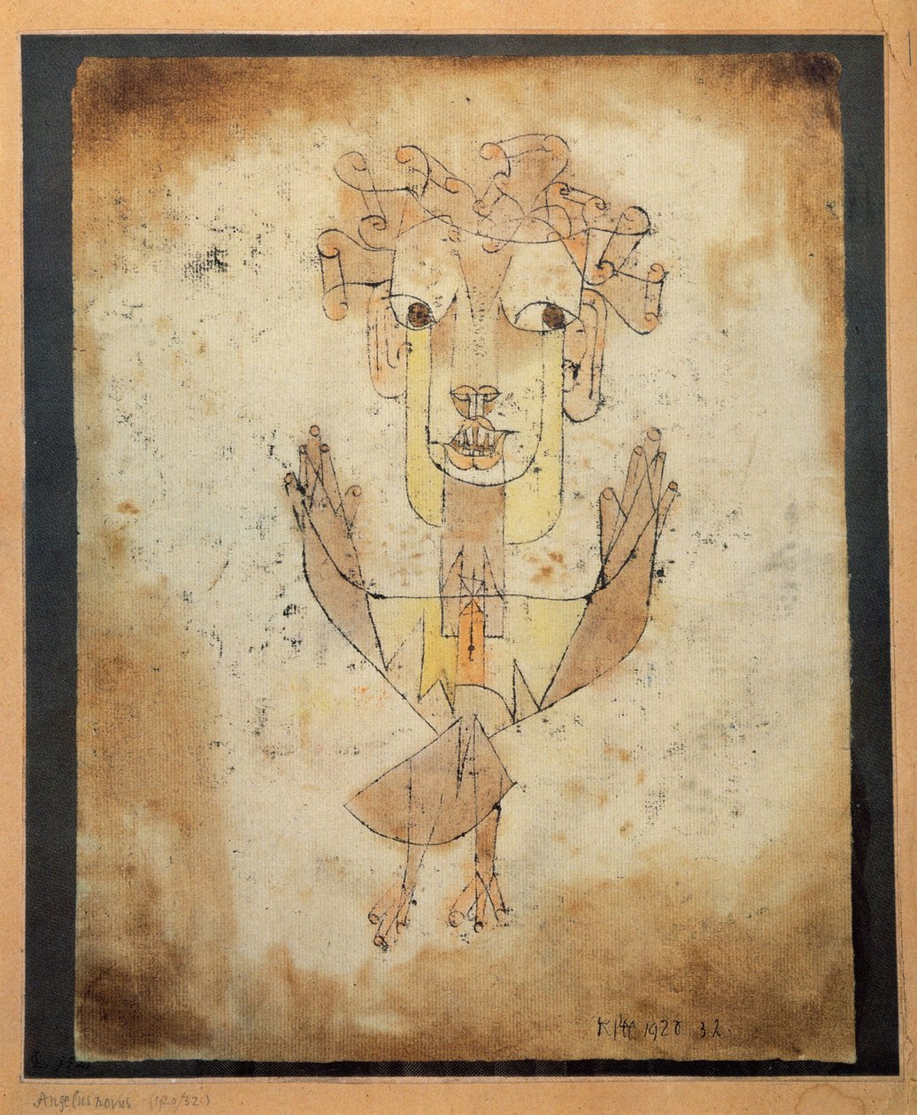 Uusi enkeli, 1920 tekijältä Paul Klee