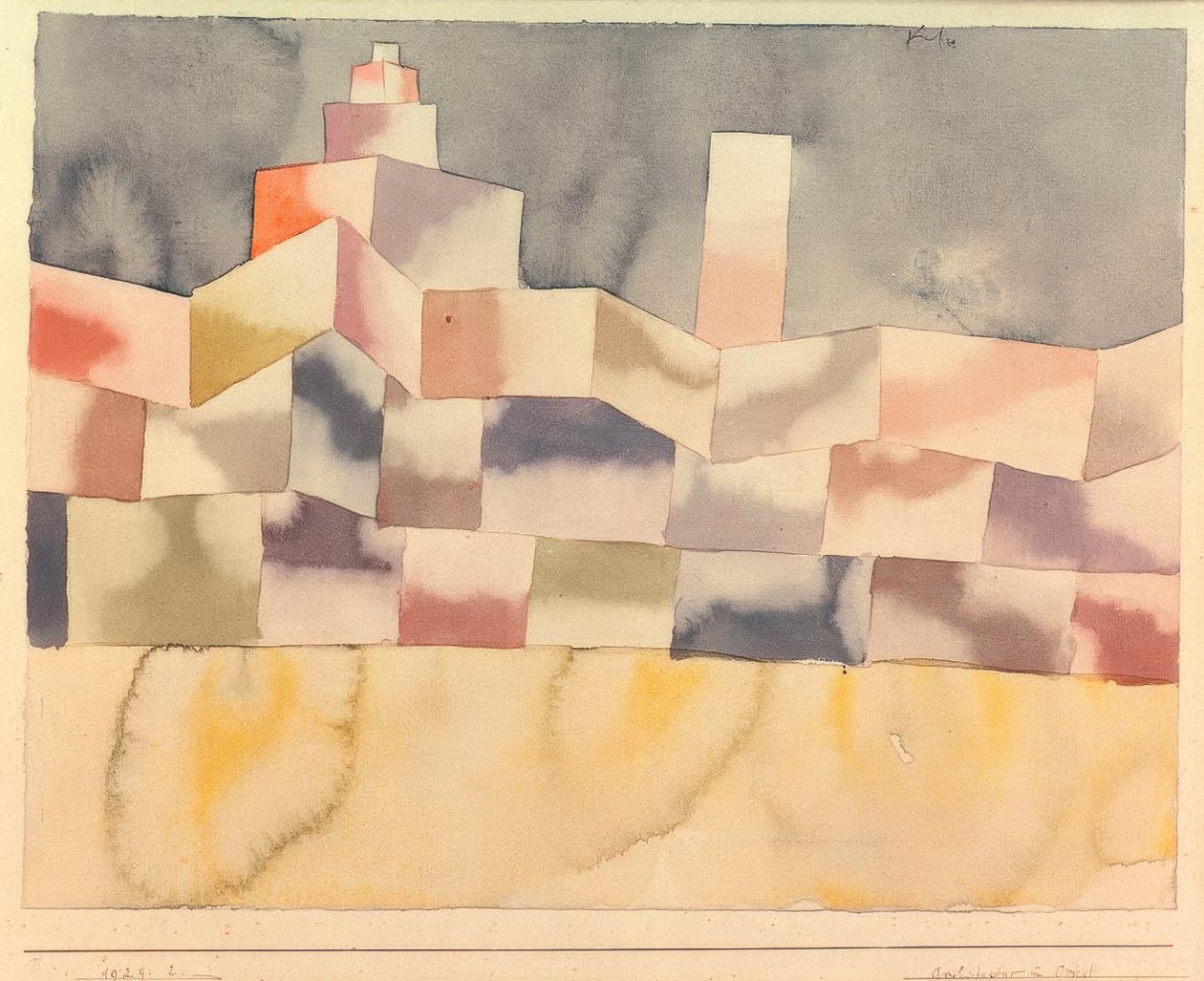 Orient-arkkitehtuuri tekijältä Paul Klee