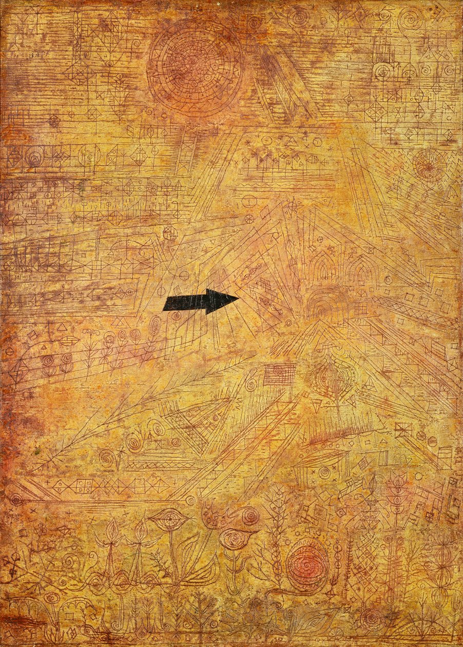 Nuoli puutarhassa tekijältä Paul Klee