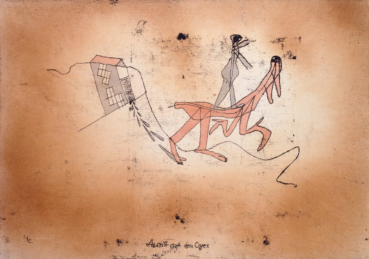 Ogrella ratsastaa tekijältä Paul Klee