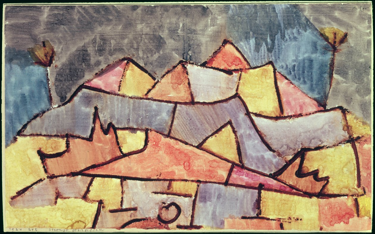 Karu vuoren muoto tekijältä Paul Klee