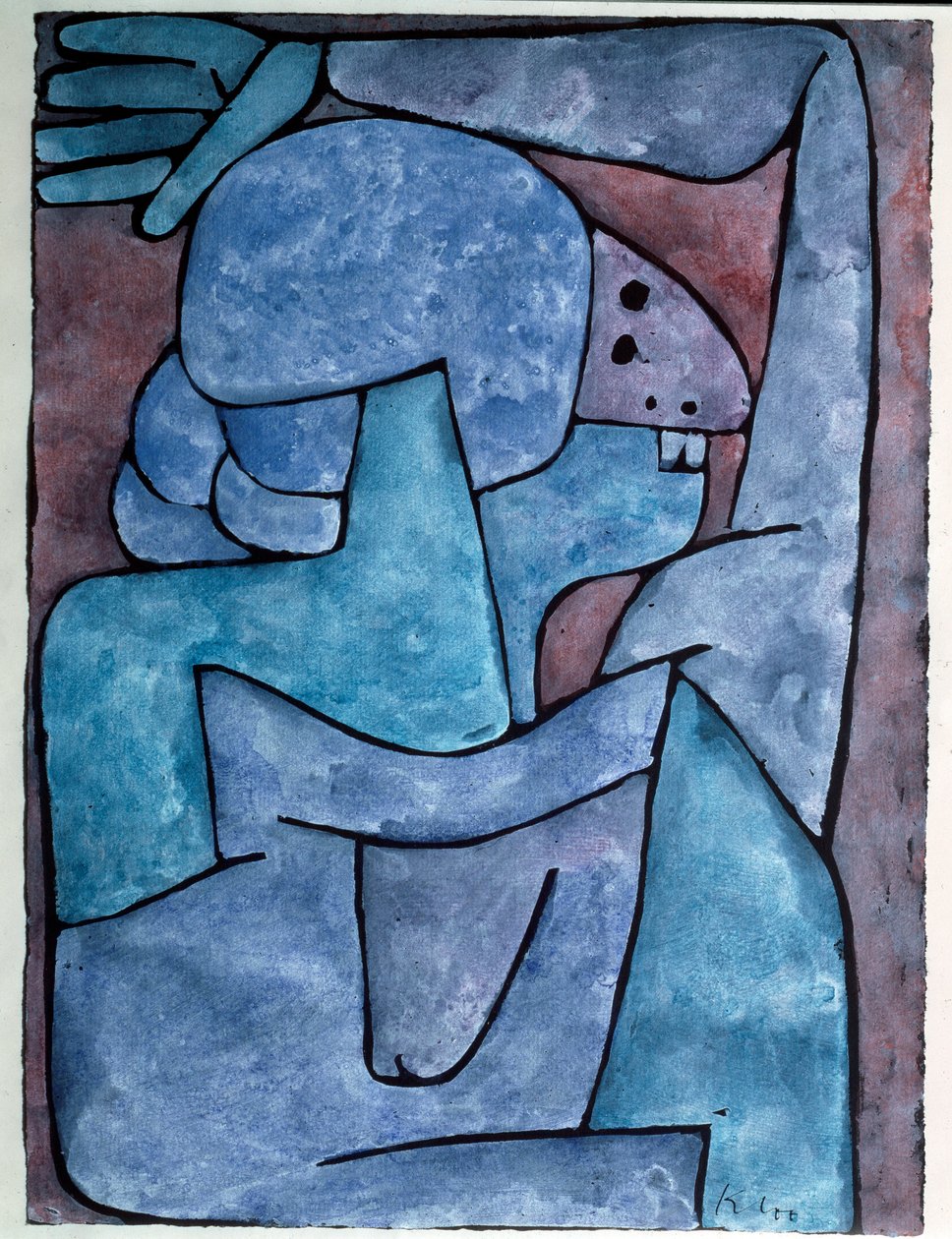 Mulher caluniadora - Paintingfinnish tekijältä Paul Klee