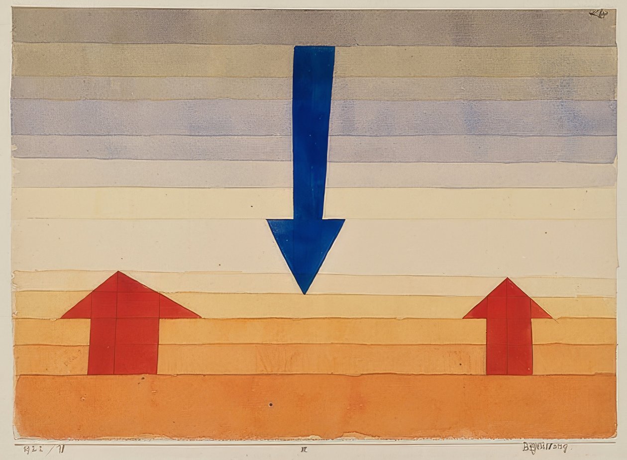 Tervehdys. 1922 tekijältä Paul Klee