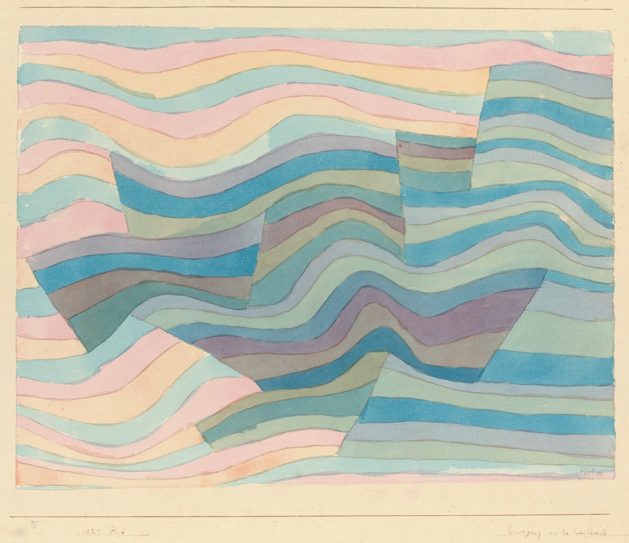 Liikkeitä jyrkällä rannikolla tekijältä Paul Klee