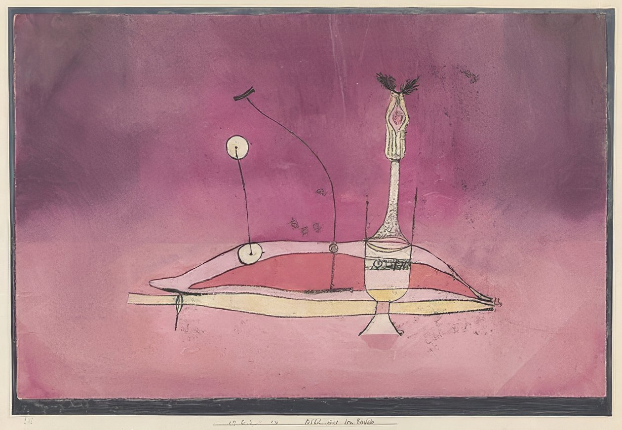 Kuva buduaarista. 1922, 14 tekijältä Paul Klee