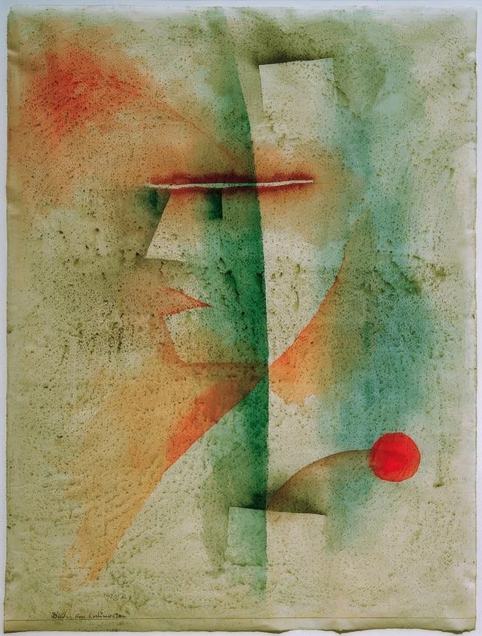 Bildnis eines Kostümierten tekijältä Paul Klee