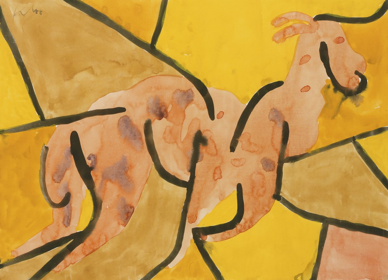 Billy vuohi purskahtaa ulos tekijältä Paul Klee