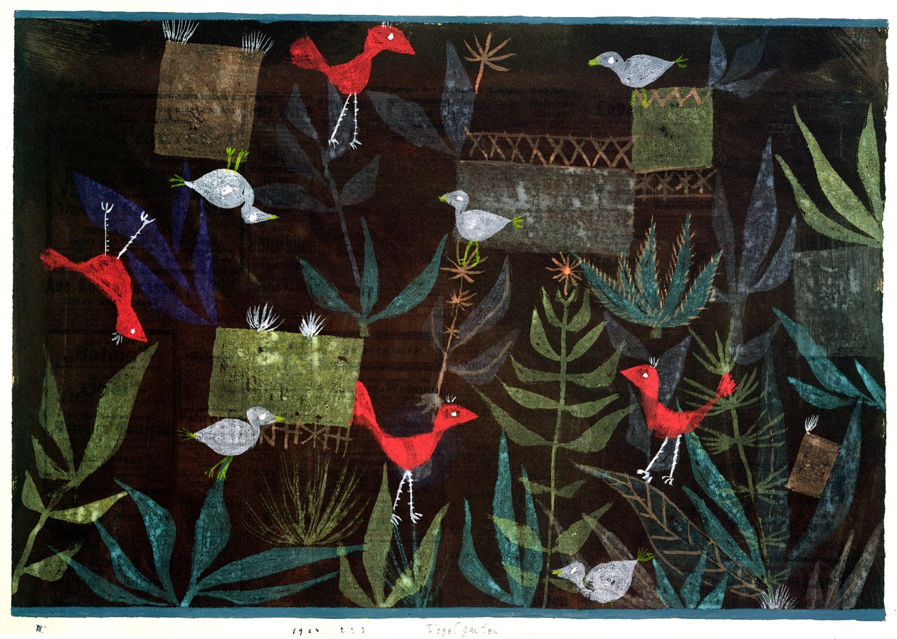 Lintupuutarha tekijältä Paul Klee