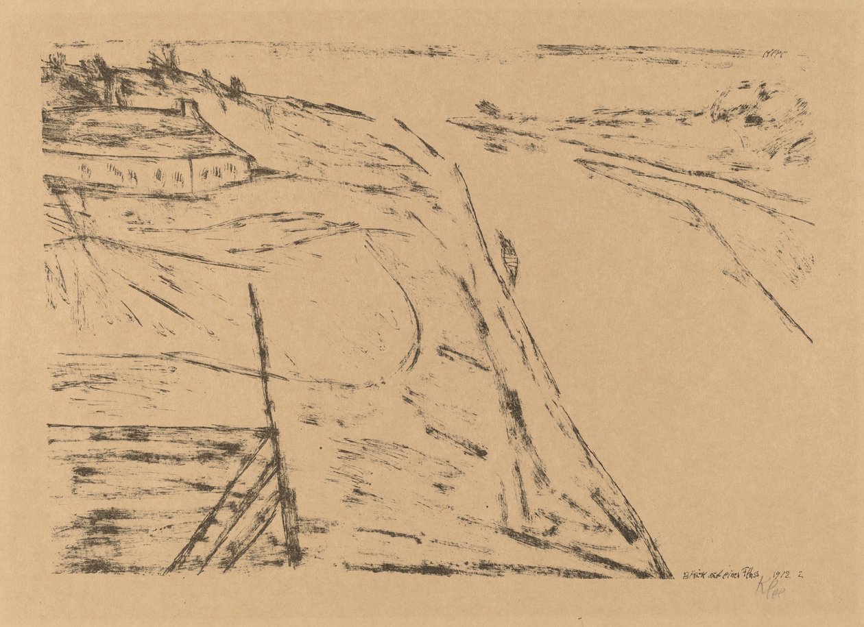 Näkymä joelle tekijältä Paul Klee