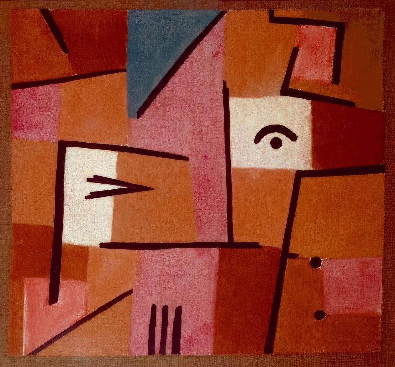 Näkymä punaisesta tekijältä Paul Klee
