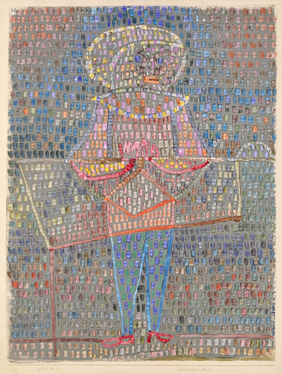 Poika upeassa mekossa tekijältä Paul Klee