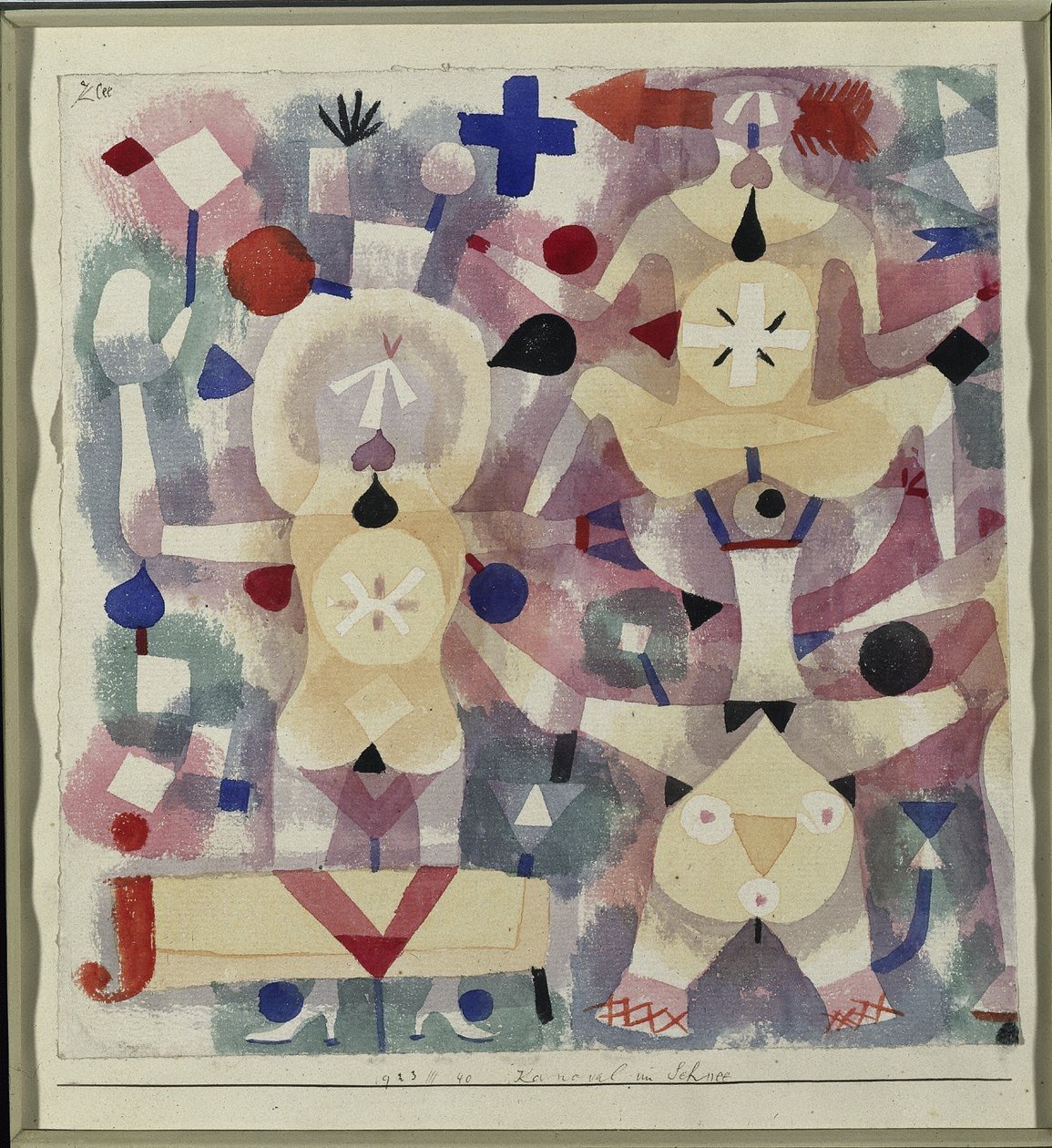 Karnevaali lumessa tekijältä Paul Klee
