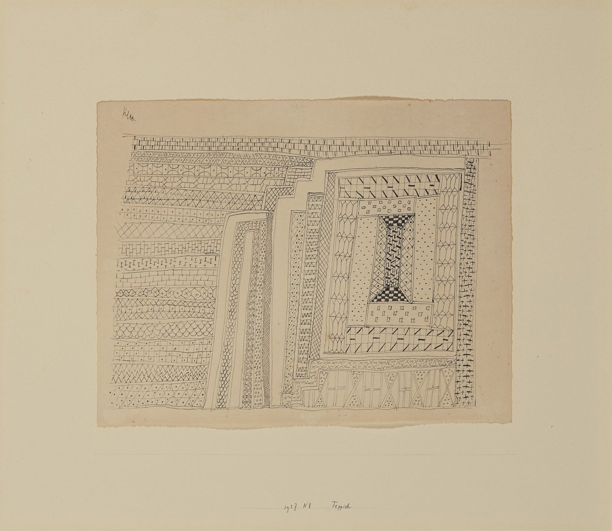 Matto Kelim, 1927. tekijältä Paul Klee