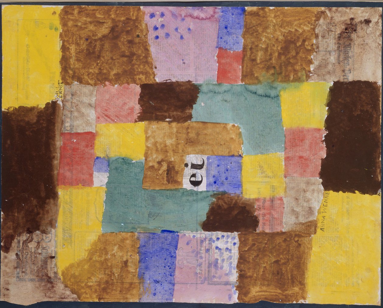 Keskipakomuisti, 1923 tekijältä Paul Klee