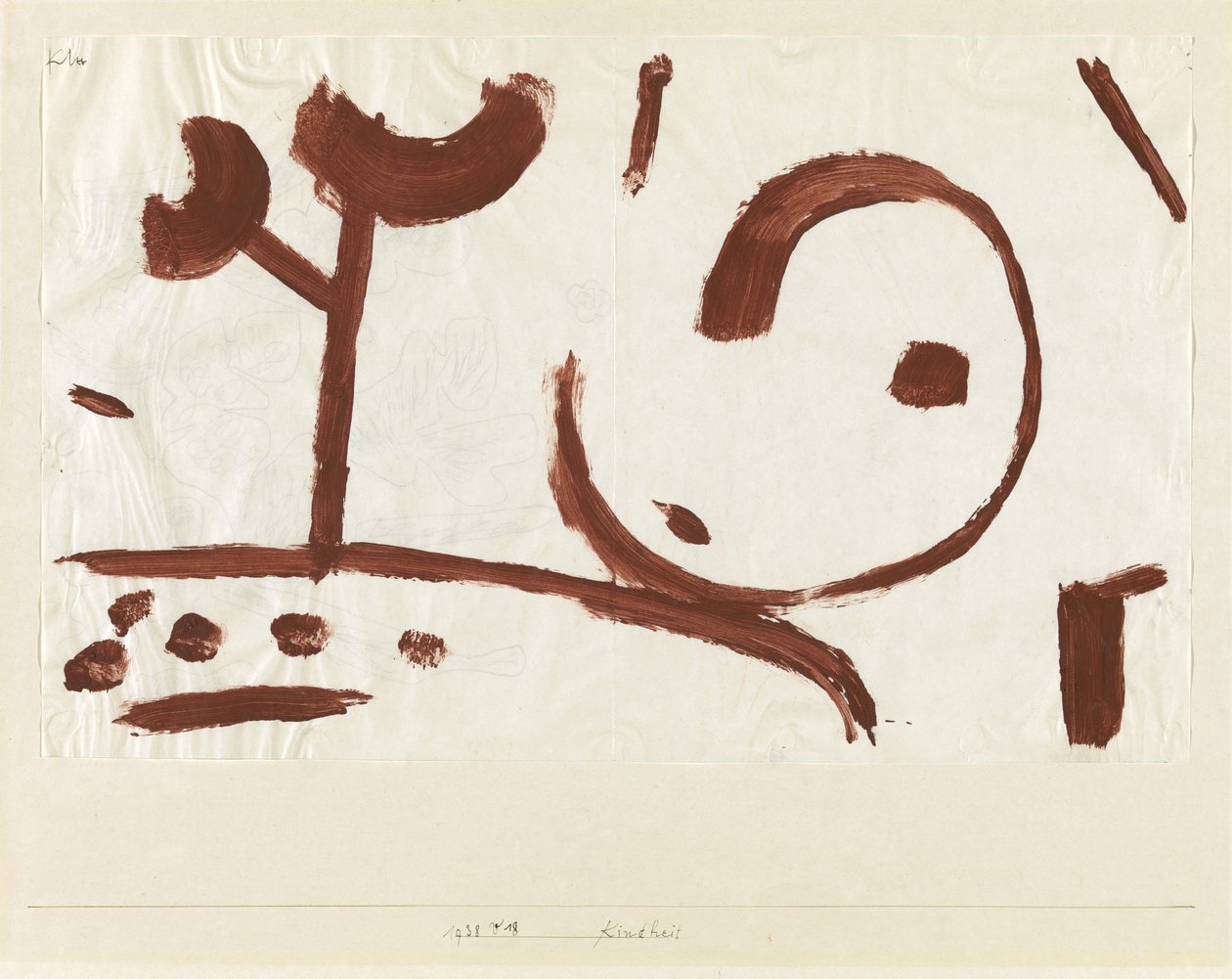 Lapsuus, 1938 tekijältä Paul Klee