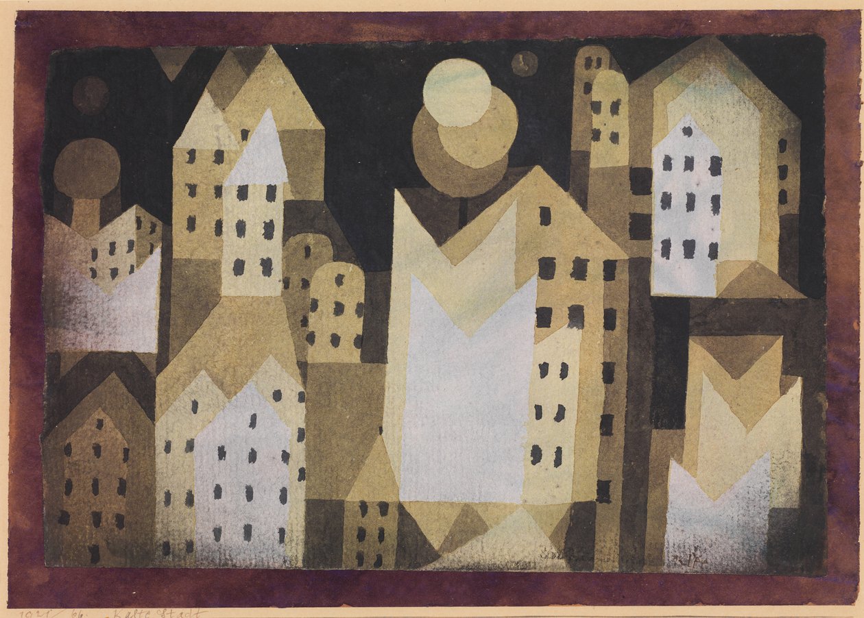 Kylmä kaupunki tekijältä Paul Klee