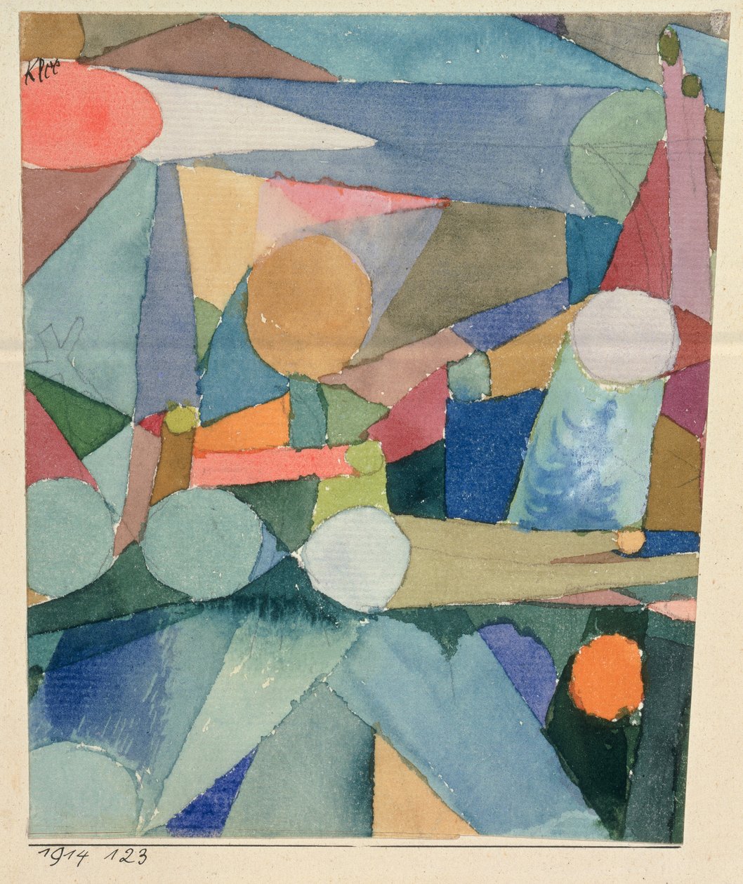 Väri muodot tekijältä Paul Klee