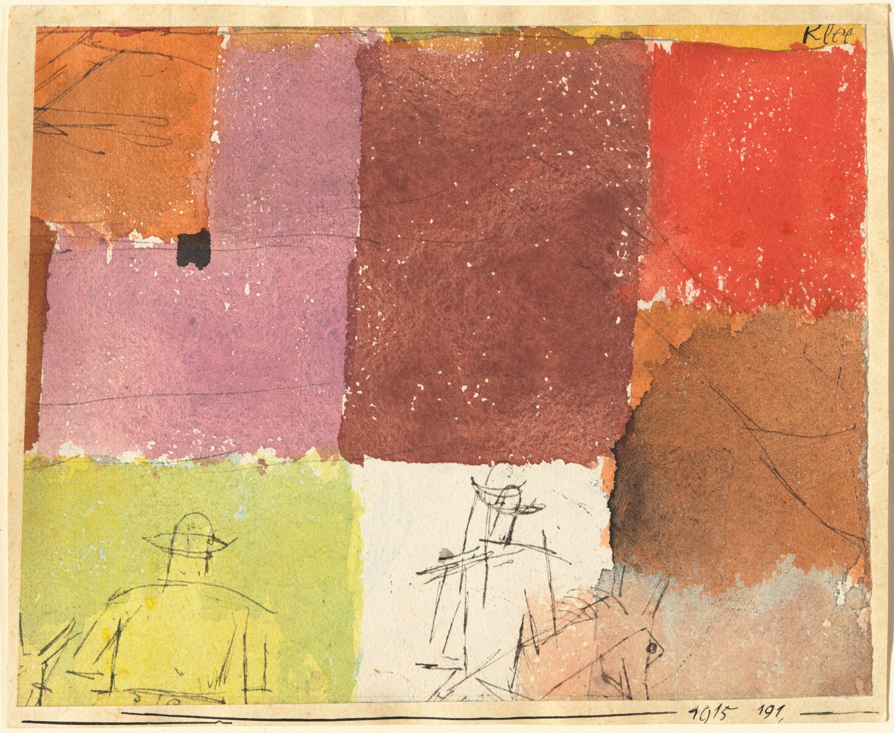 Koostumus hahmoilla tekijältä Paul Klee