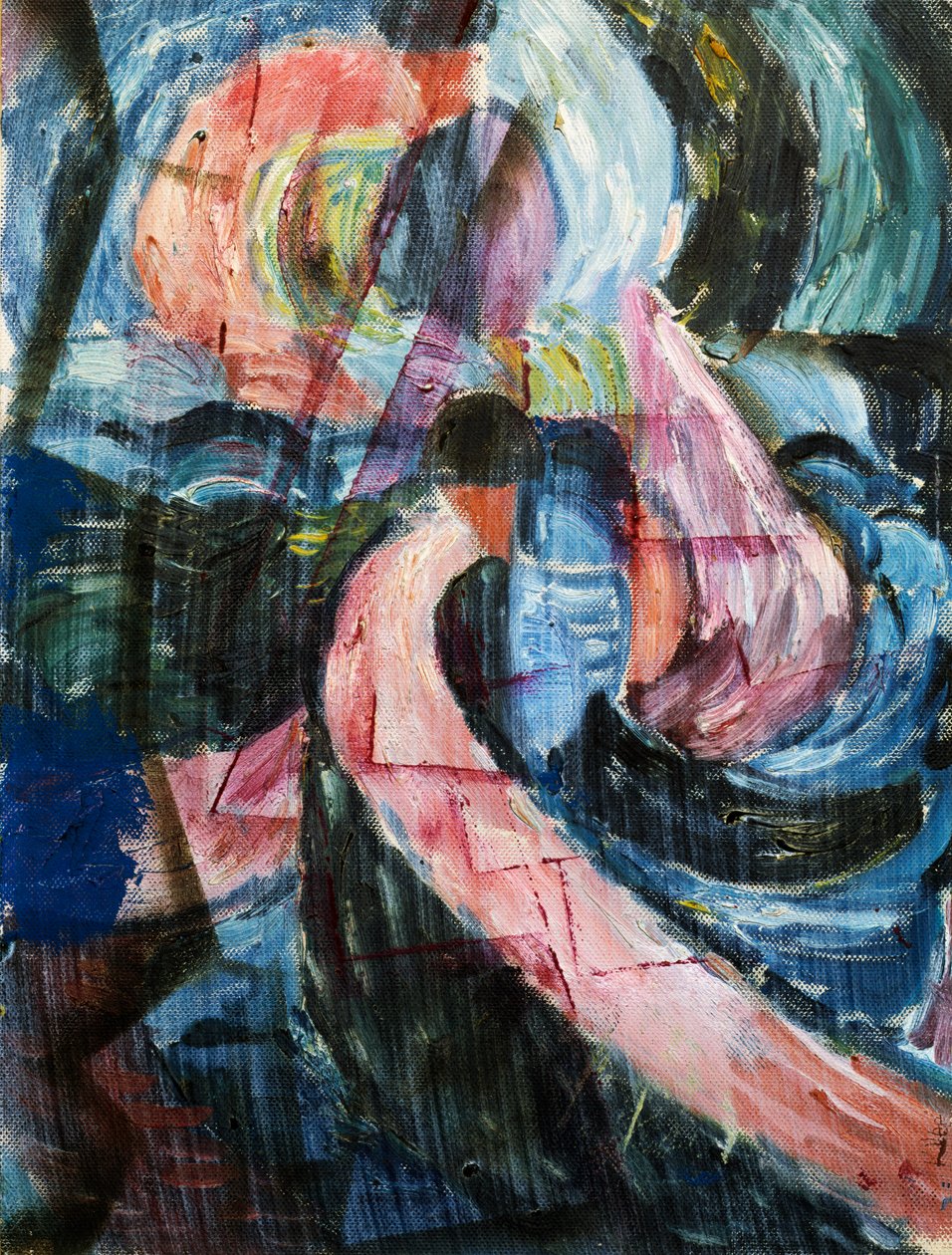 Rakentaminen vesiputouksen alla, risteys tekijältä Paul Klee