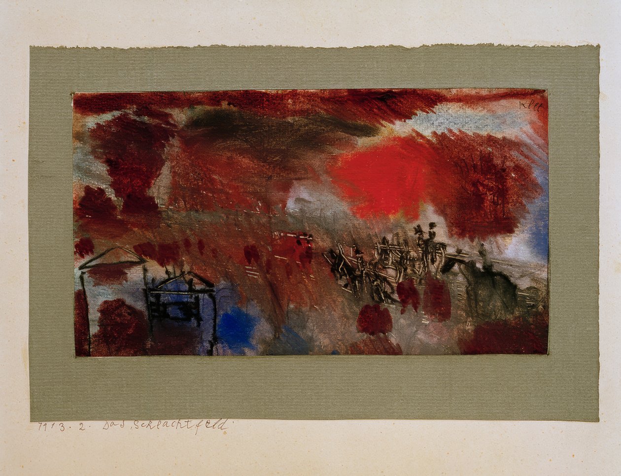 Taistelukenttä tekijältä Paul Klee