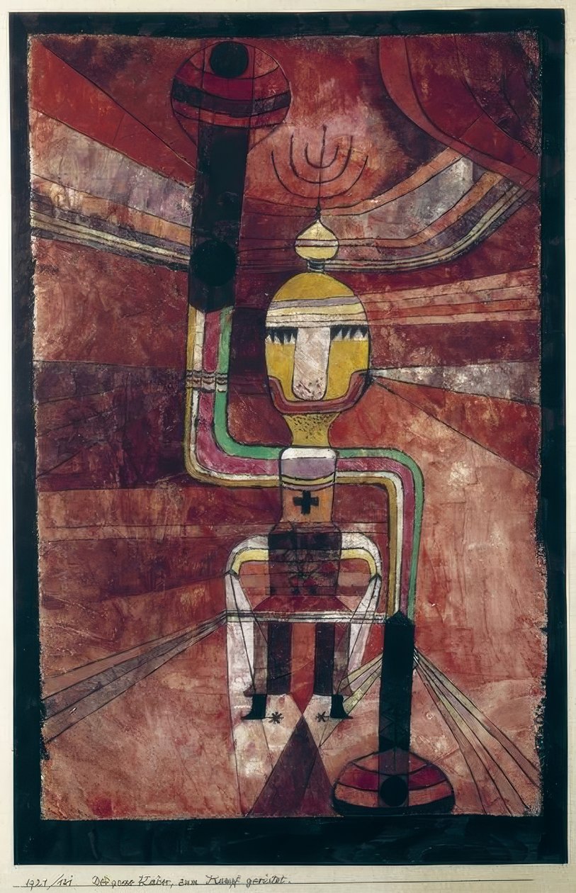 Der große Kaiser, zum Kampf gerüstet tekijältä Paul Klee