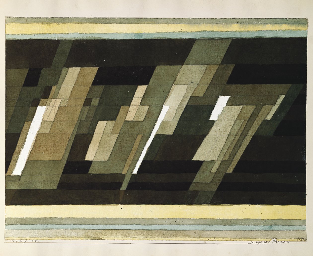 Acabamento de mídia diagonal tekijältä Paul Klee