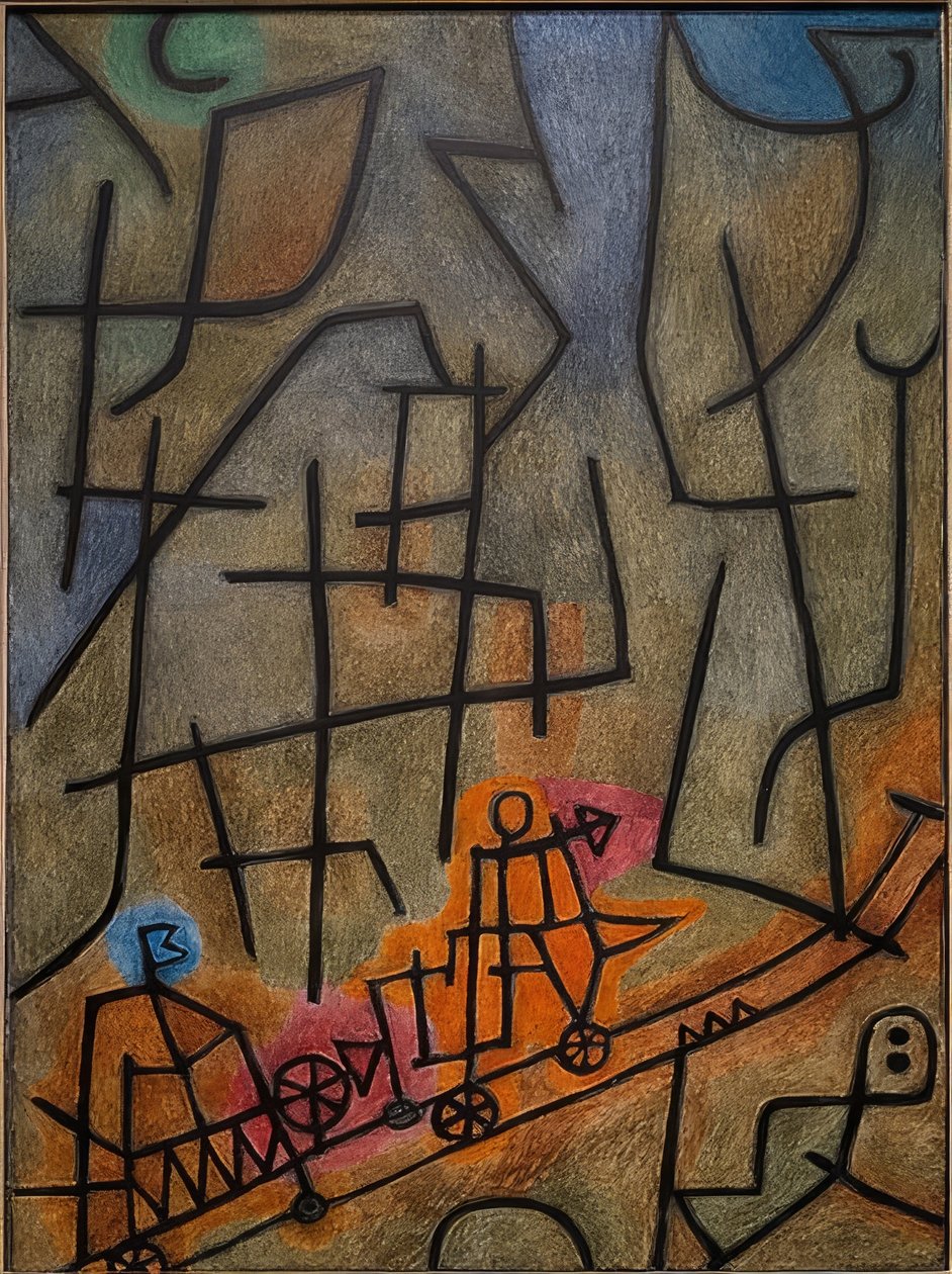 Vuoren valloitus. 1939 tekijältä Paul Klee