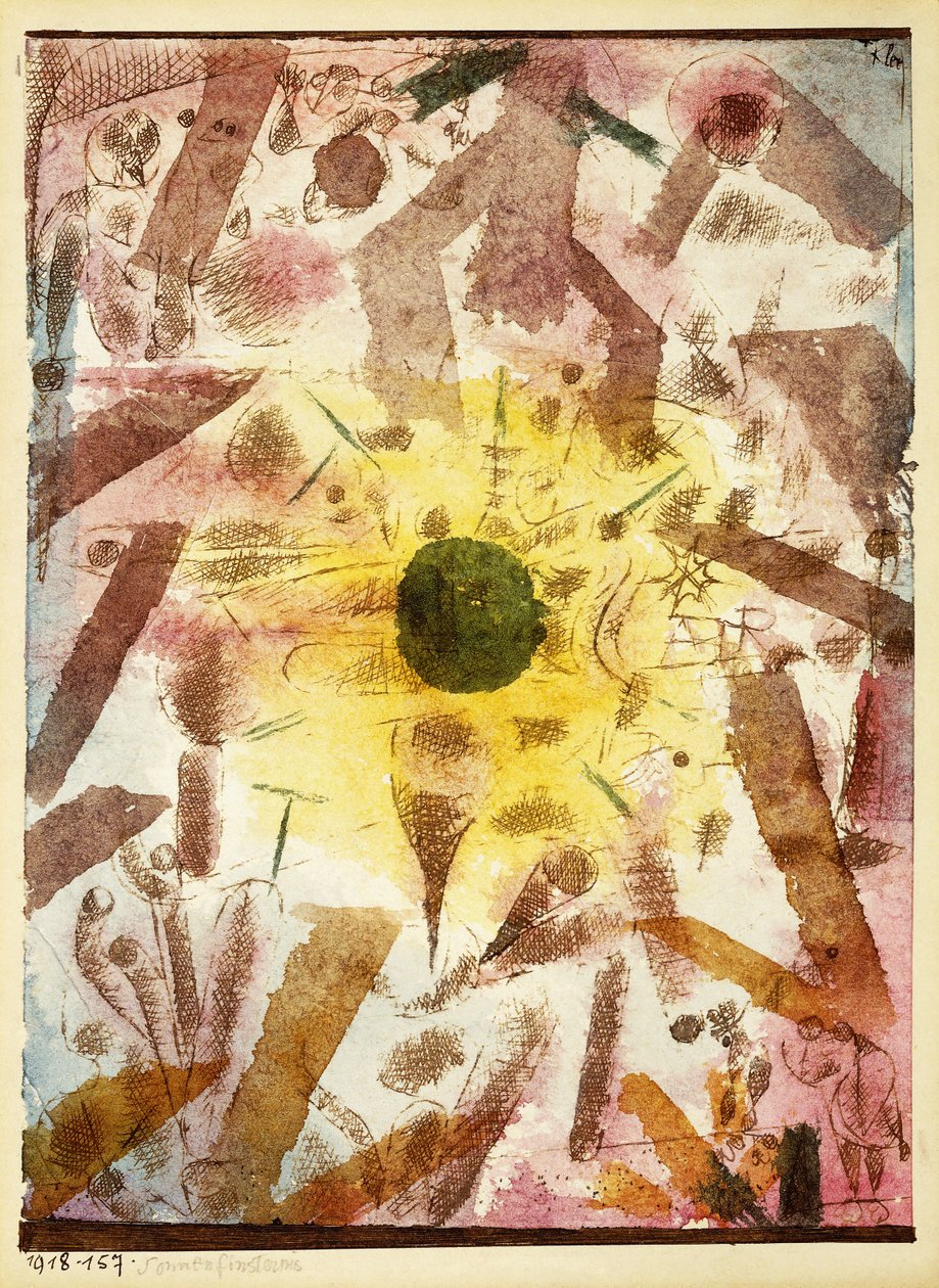 pimennys; auringonpimennys tekijältä Paul Klee