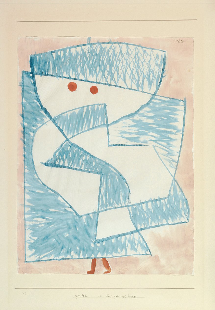 Uma criança vai para casa finlandês tekijältä Paul Klee