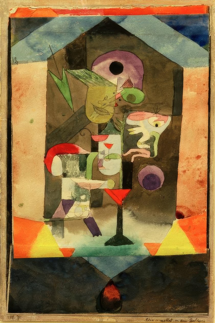 Erinnerungskuva an eine Empfängnis tekijältä Paul Klee