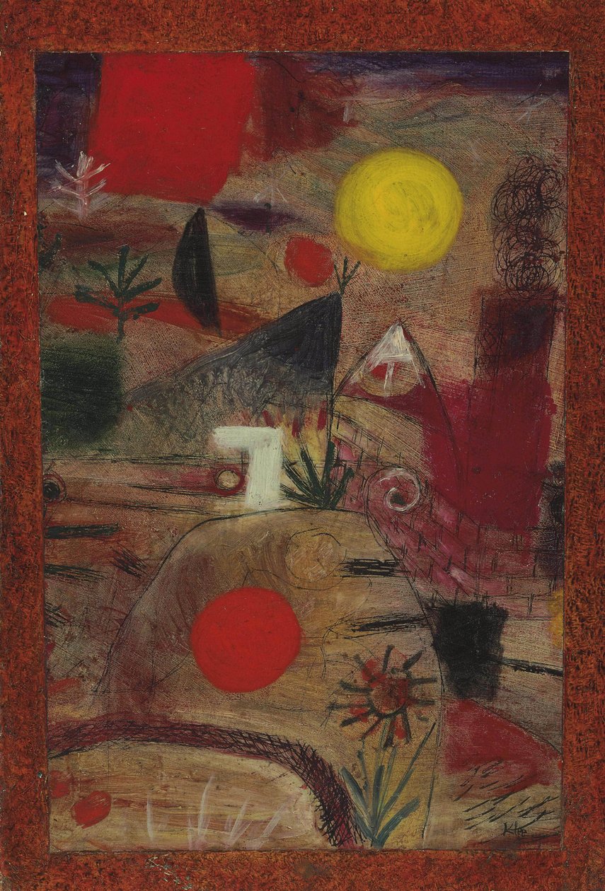Juhla ja romahdus, 1920. tekijältä Paul Klee