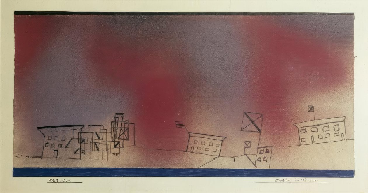 Festtag im Winter tekijältä Paul Klee
