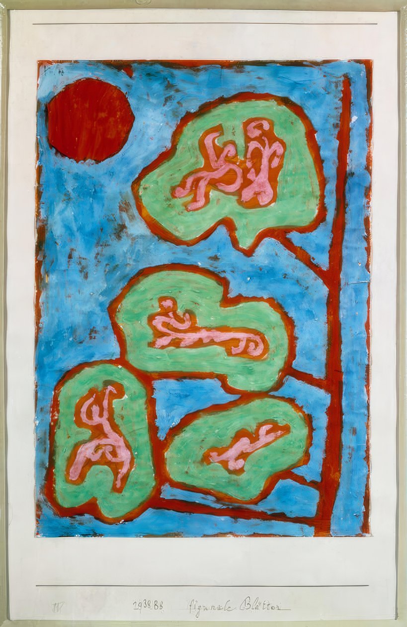 Figuraaliset lehdet tekijältä Paul Klee