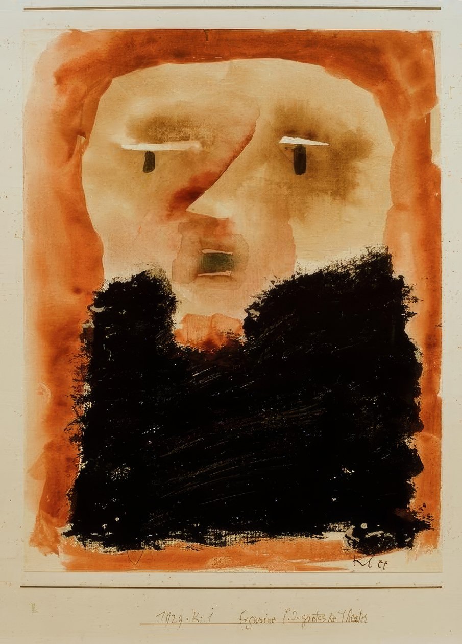 Figurine für das groteske -teatteri tekijältä Paul Klee