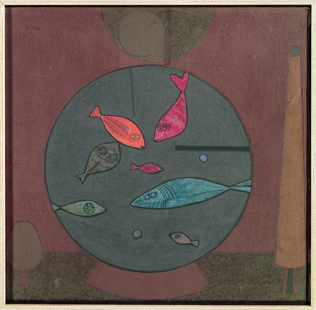 Kala ympyrässä tekijältä Paul Klee