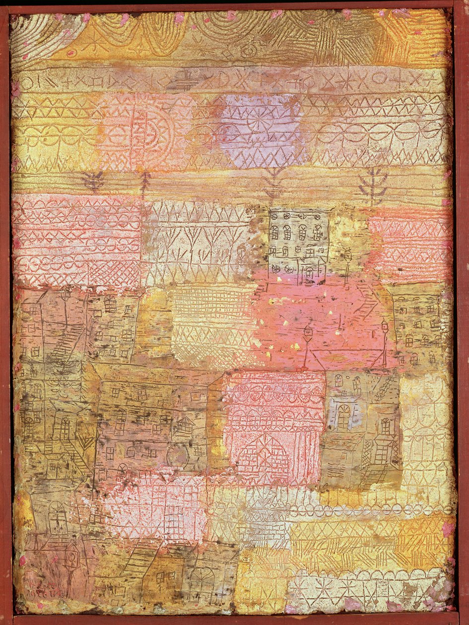 Firenzen asuinalue tekijältä Paul Klee