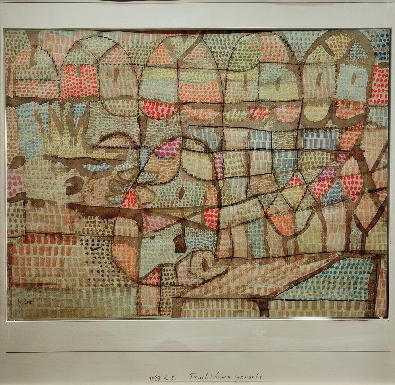 Fruchtbares geregelt tekijältä Paul Klee