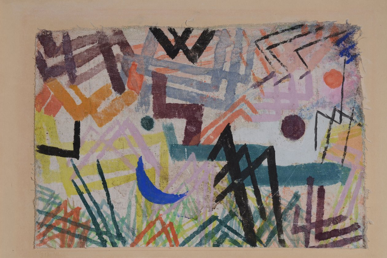 Lech Landscapen voimien peli, 1917. tekijältä Paul Klee
