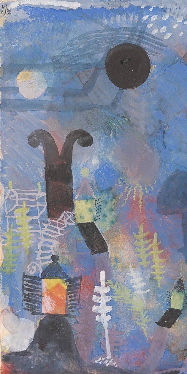 Puutarha, 1918. tekijältä Paul Klee