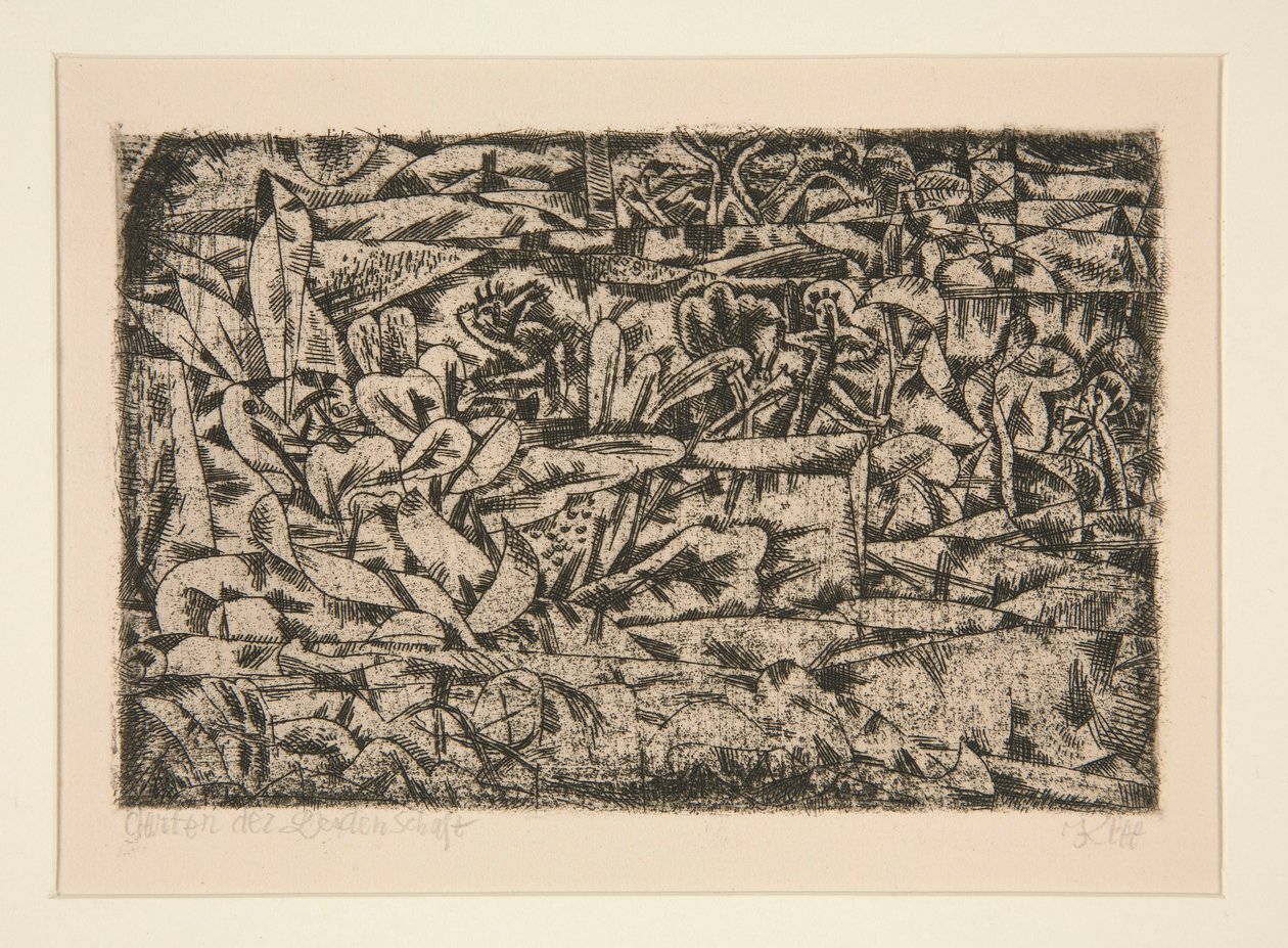 Passion puutarha s. 13 tekijältä Paul Klee