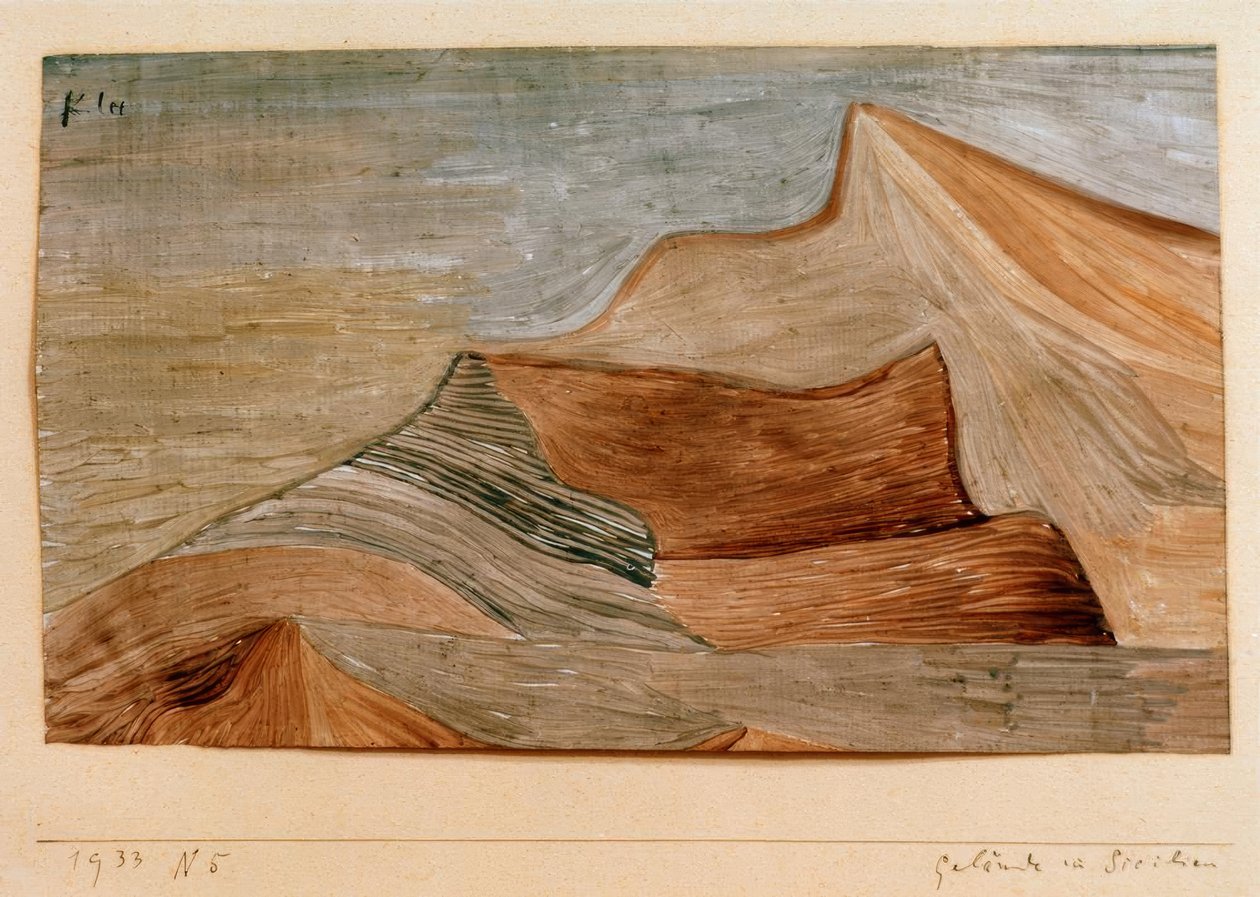 Maasto etelässä tekijältä Paul Klee