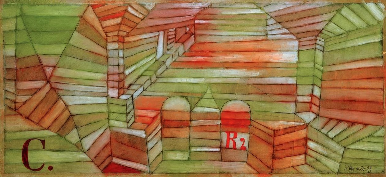 Halle C Eingang R 2 tekijältä Paul Klee