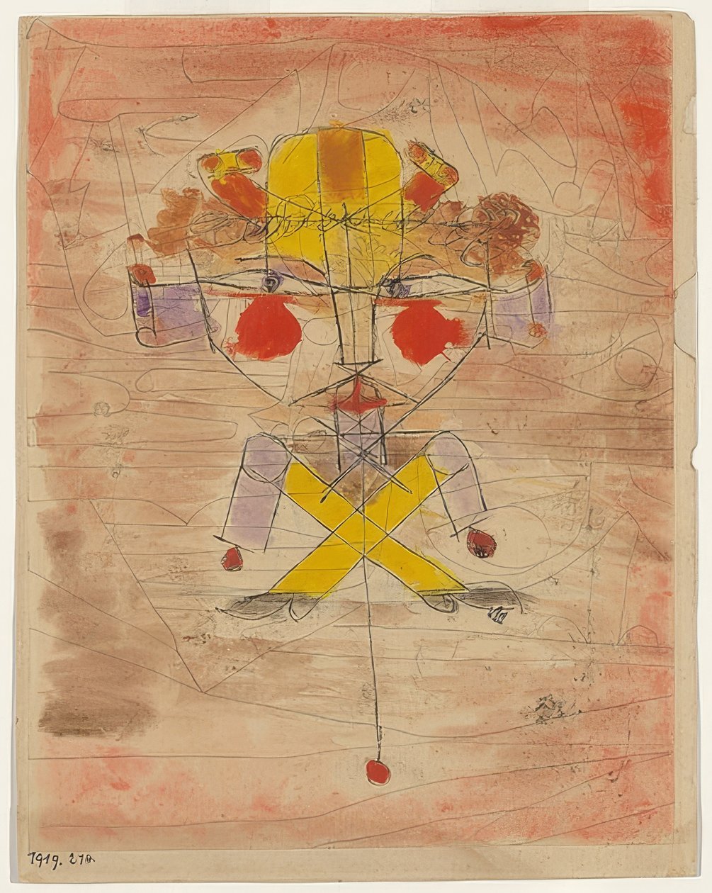 Hampelmann. 1919 tekijältä Paul Klee