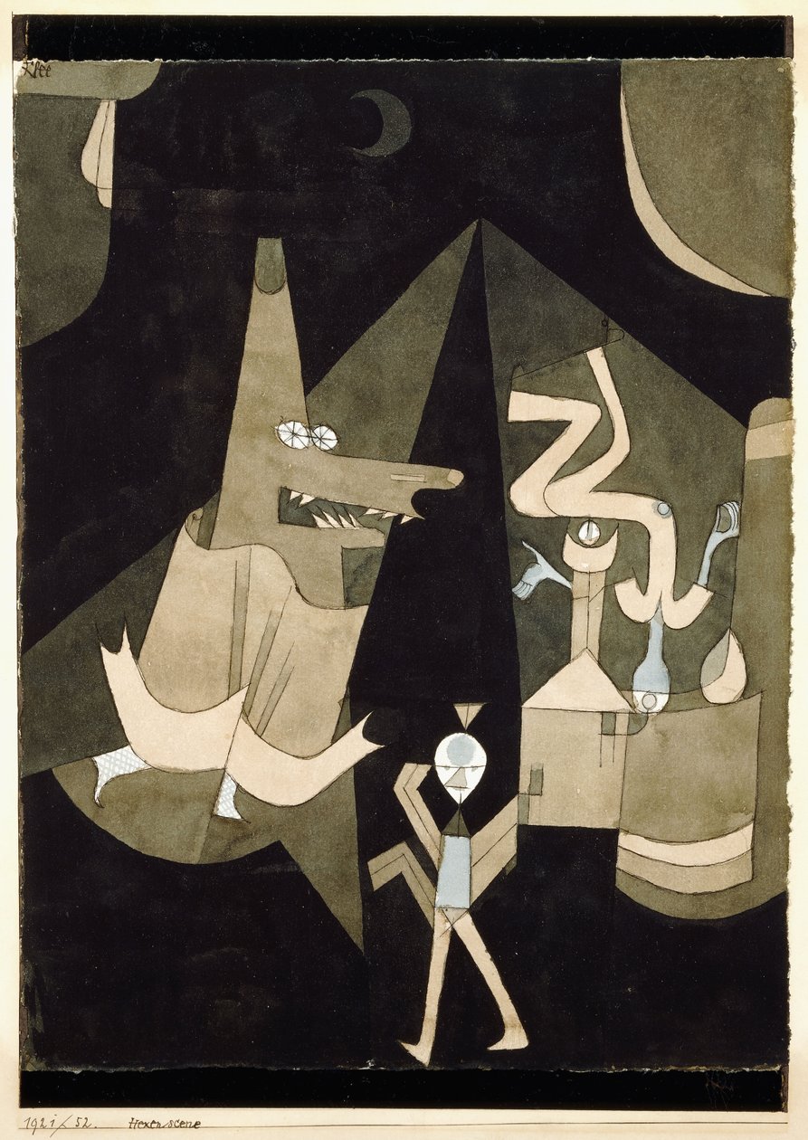 Hexen-kohtaus tekijältä Paul Klee