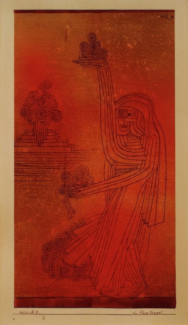 Olen Flora Tempel tekijältä Paul Klee