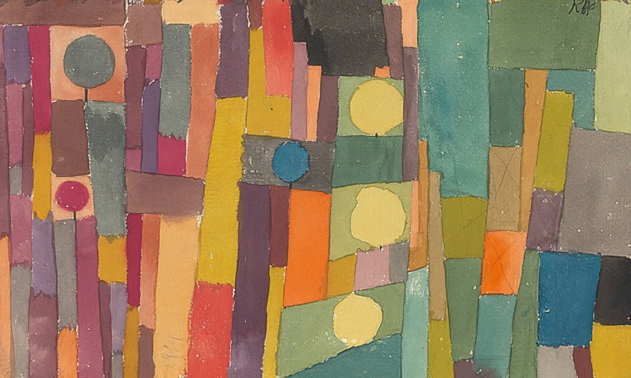 Kairouanin tyyliin, maltillisiksi käännettynä. 1931 tekijältä Paul Klee