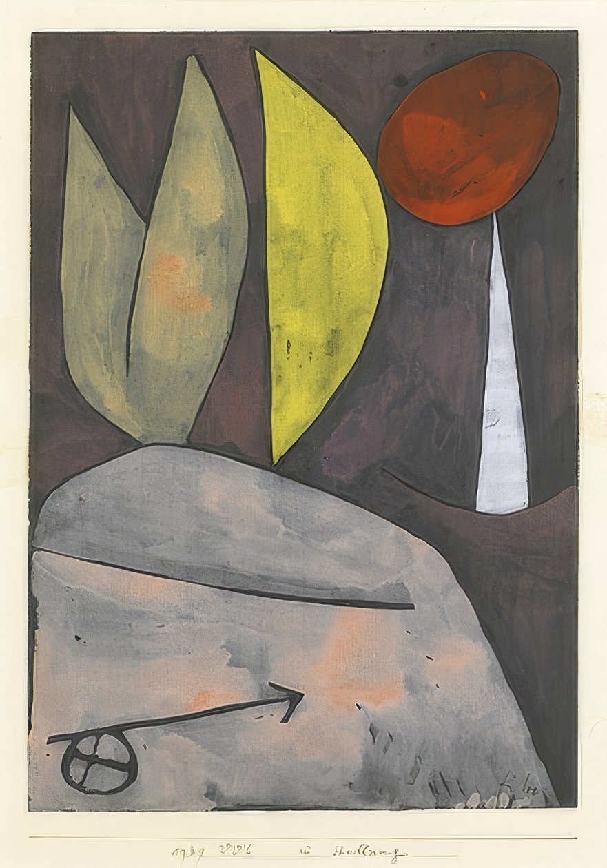 Asemassa. 1939 tekijältä Paul Klee