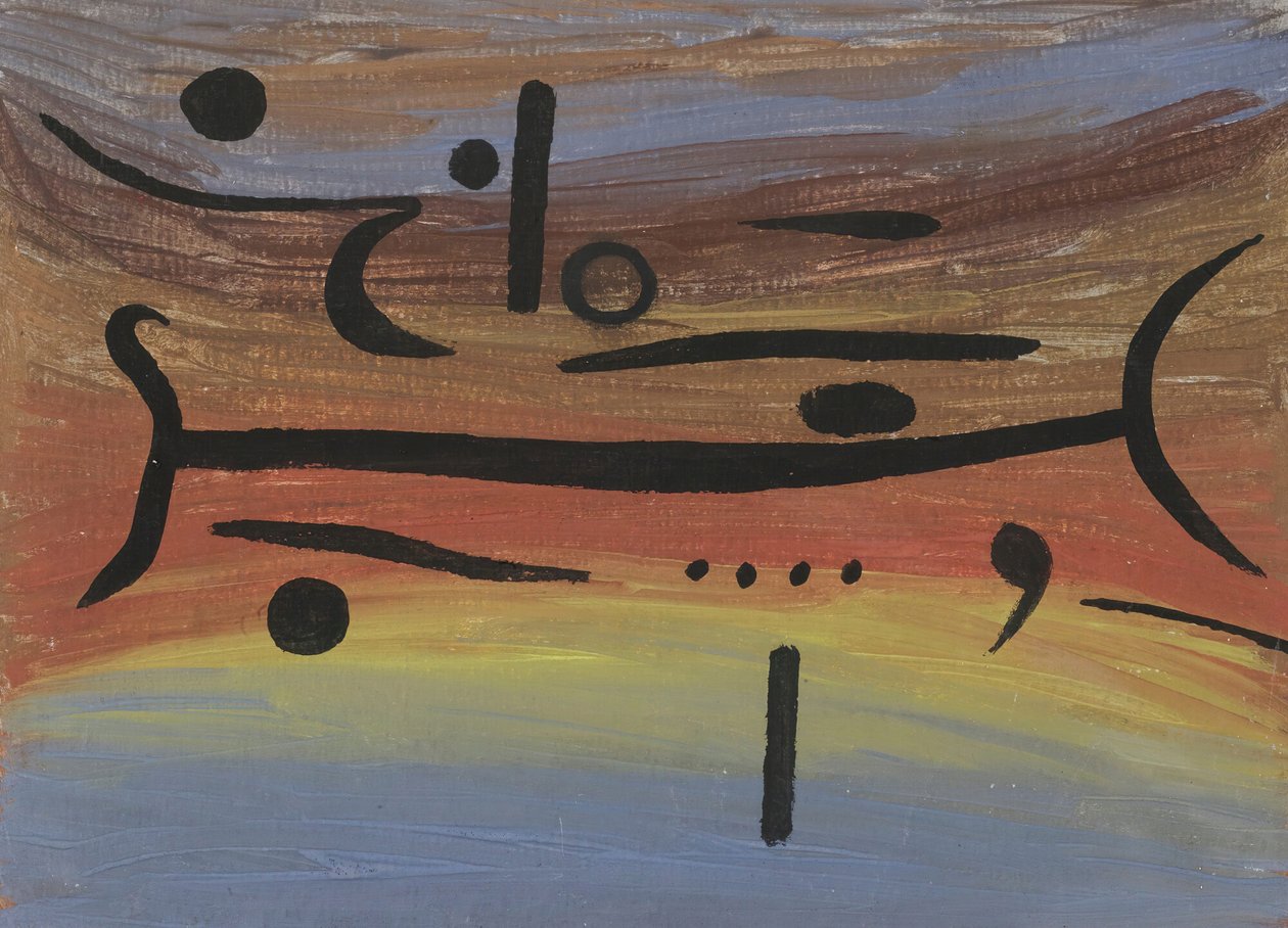 Soittimet, 1938. tekijältä Paul Klee
