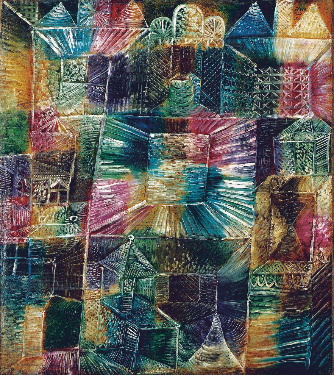 Kioski-arkkitehtuuri tekijältä Paul Klee